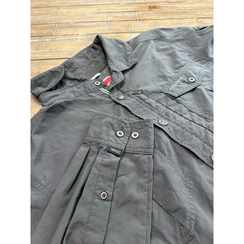 Craghoppers NosiLife Nat Geo Safari Shirt Mens M Roll Tab Travel Hiking